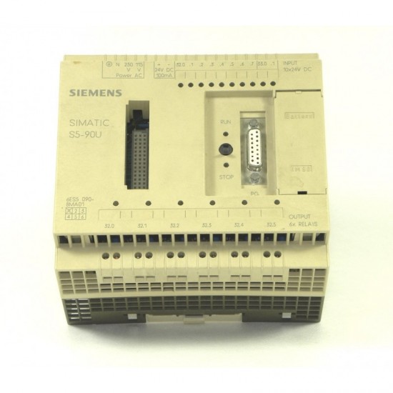  Siemens 6ES5090-8MA01 S5-90U, 24V DC, 10DI 