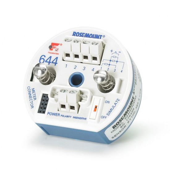  TEMPERATURE TRANSMITTER GAGE ROSEMOUNT 644 